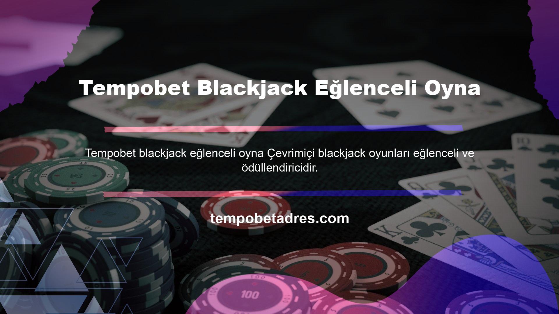 Sektördeki en iyi casino seçeneklerinden biri olan farklı blackjack seçenekleri bu adreste sizleri bekliyor