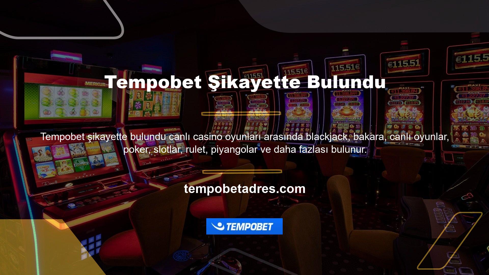 Tempobet canlı casino oyununu oynamak için canlı krupiye ve farklı odalar seçebilirsiniz