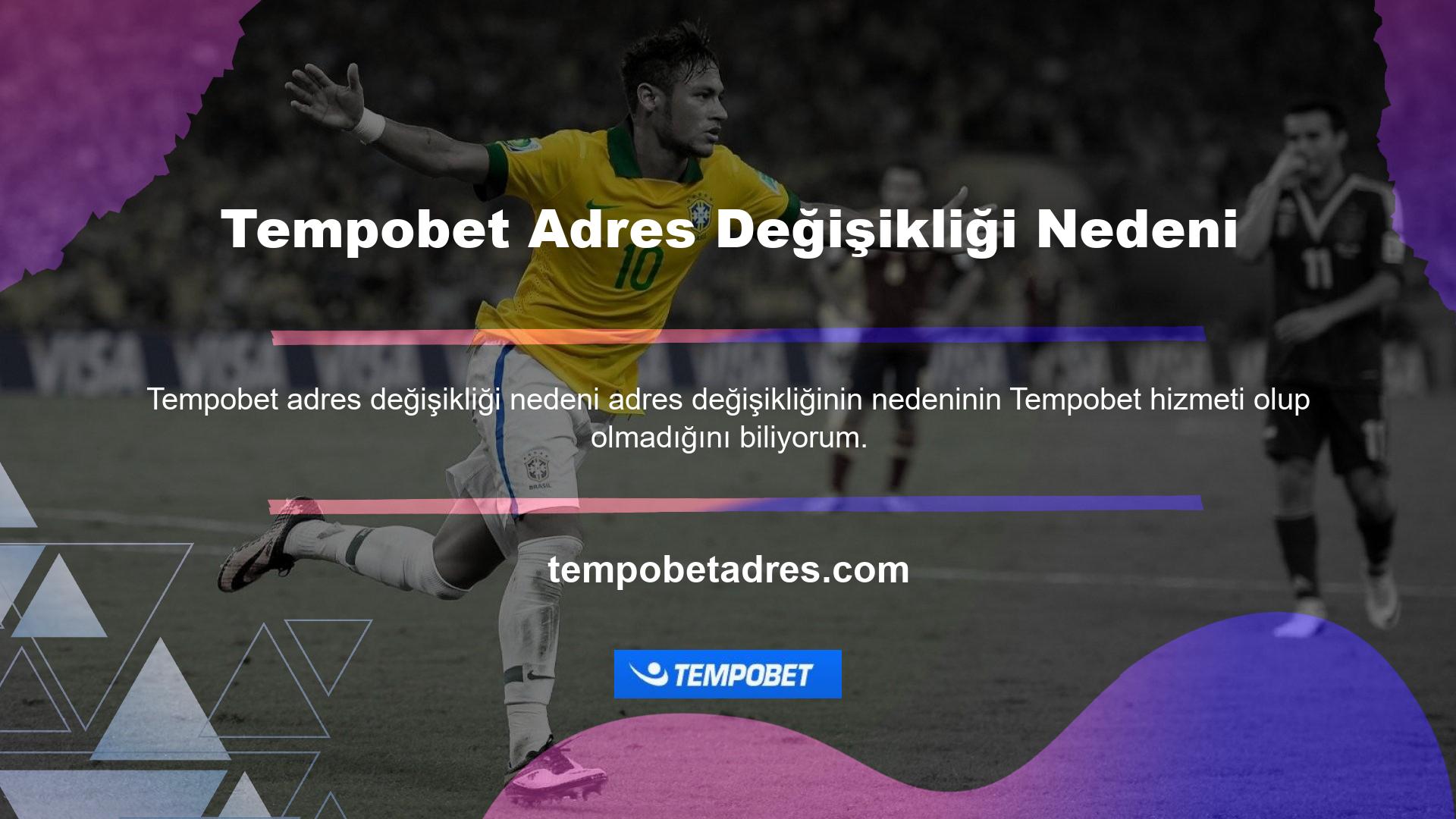 Tempobet adres değişikliğinin nedenleri: Blackjack, bakara, rulet, poker, canlı bingo ve slot makineleri gibi oyunlar bu anlamda Türkiye'de çevrimiçi Tempobet oyunları olarak tanınmamaktadır