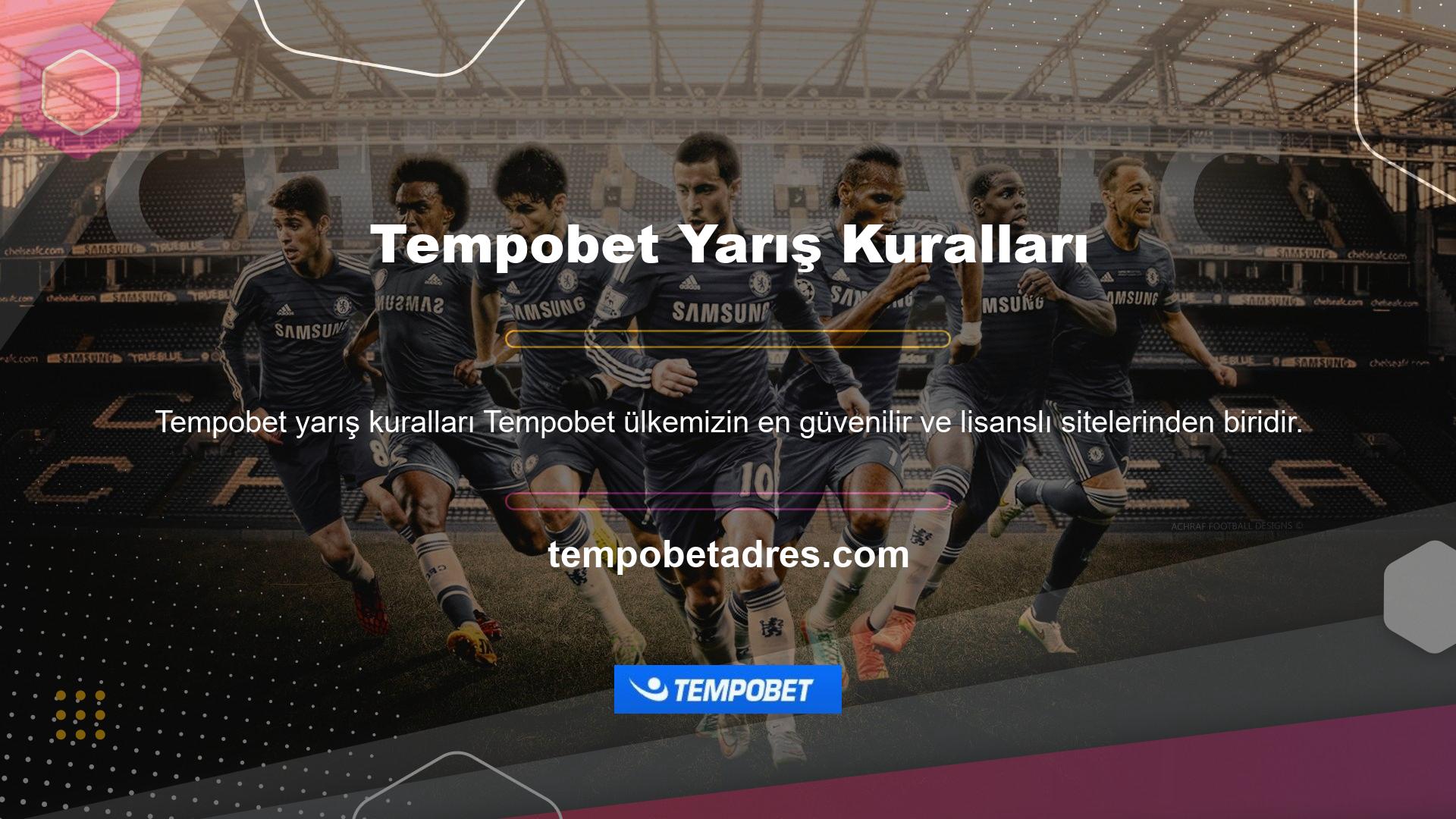 Yetkili site olarak tanımlanan Tempobet, resmî olarak tescilli casino markası haline gelen Tempobet ile çalışmaktadır